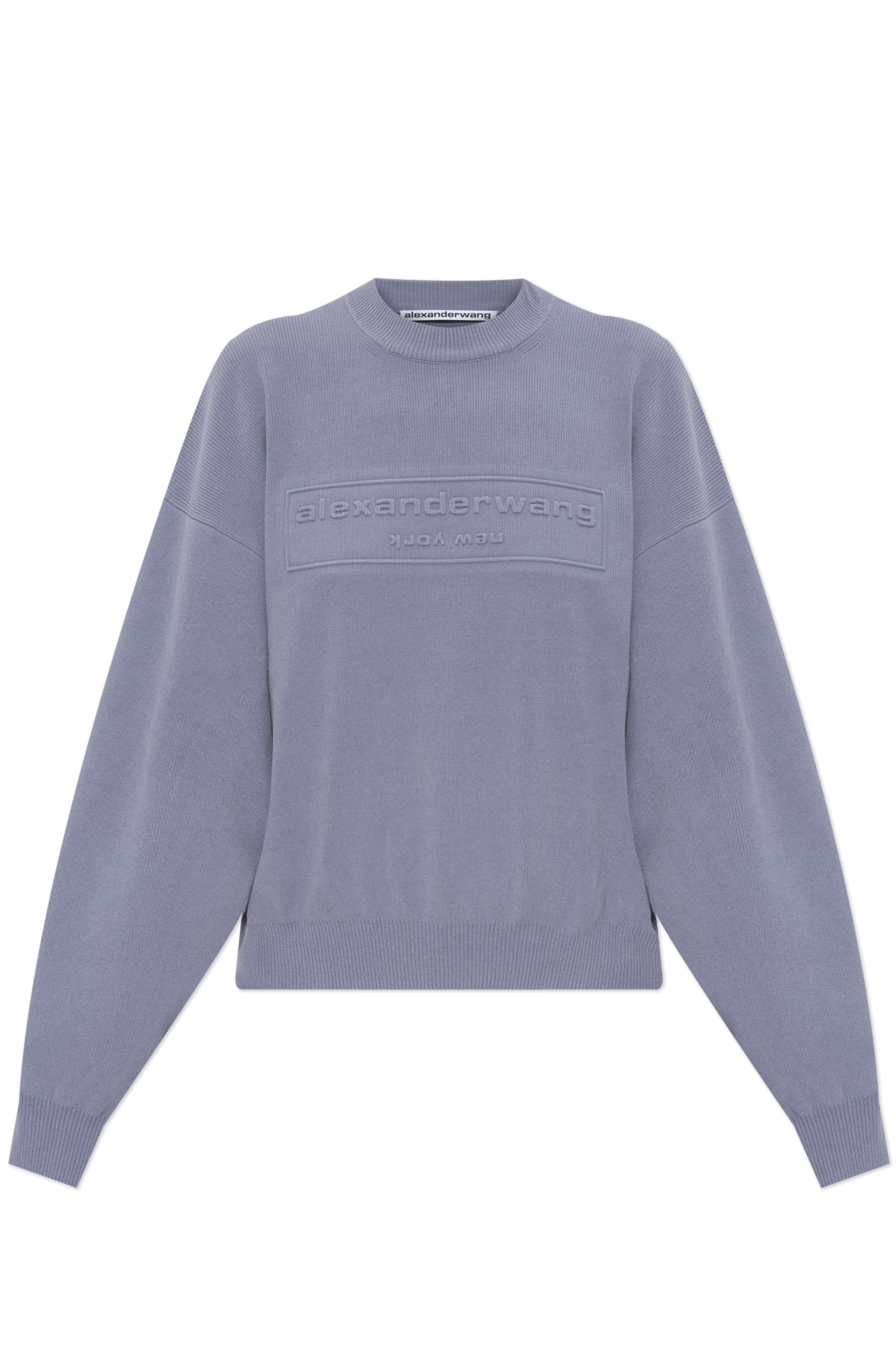 Purple Sweater with embossed logo Alexander Wang - Vitkac Slovakia